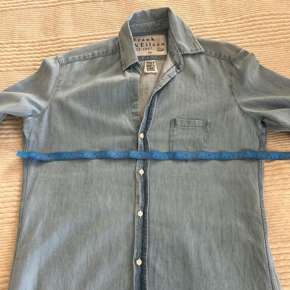 FRANK & EILEEN Light Blue Denim Mary Shirt Dress - Picture 7 of 7